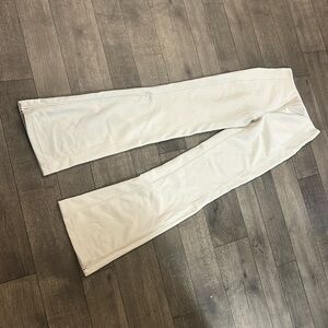 brushed Softstreme zip Flare Pants 32.5”